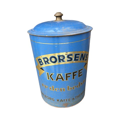 Sjælden stor købmands kaffe dåse