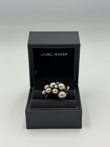 Georg Jensen Moonlight grapes sølv ring